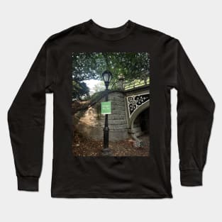 Central Park Street Lamp Bridge NYC Long Sleeve T-Shirt